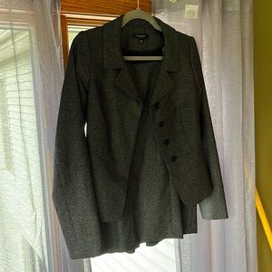 Ann Taylor charcoal skirt suit